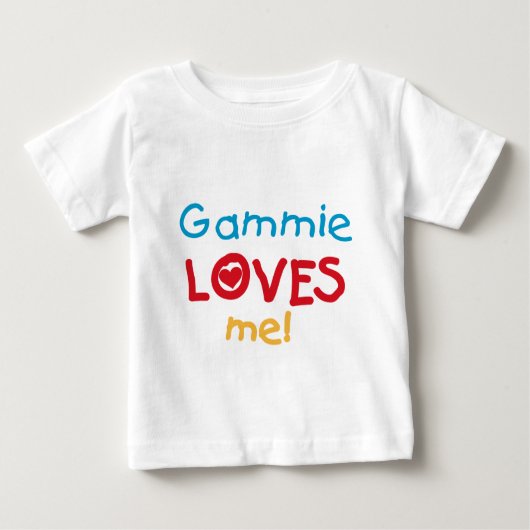 Gammie aime mes t-shirts et cadeaux (Devant)
