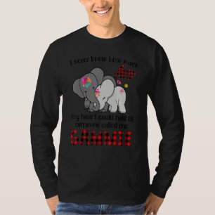 Gammie Elephant Baby Elephant Cute New Grandma Ann T-shirt