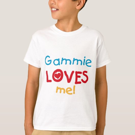 Gammie Loves Me T-shirts en geschenken (Voorkant)