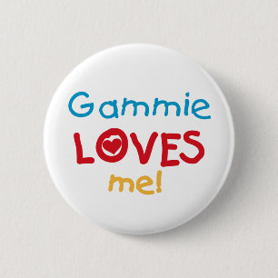 Gammie Loves Me T-shirts en geschenken Ronde Button 5,7 Cm