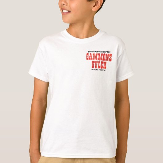 Gammons Gulch Movie Set Tshirt de la jeunesse (Devant)