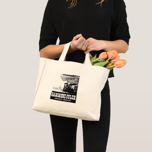 Gammons Gulch Old West the Livery Mini Tote Bag (Voorkant (product))