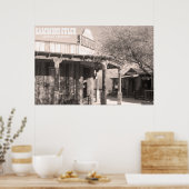 Gammons Gulch Western Saloon Poster (Keuken)
