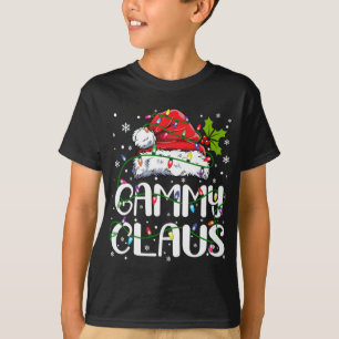 Gammy Claus Kerstmis Kerstman Hoed Matching Famili T-shirt