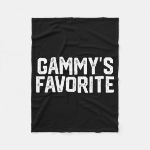 Gammy's Favoriete Grappige Grootouder Granhild Vin Fleece Deken