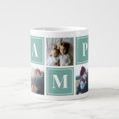 Gampa Photo Collage Custom Giant Coffee Mug (Devant)