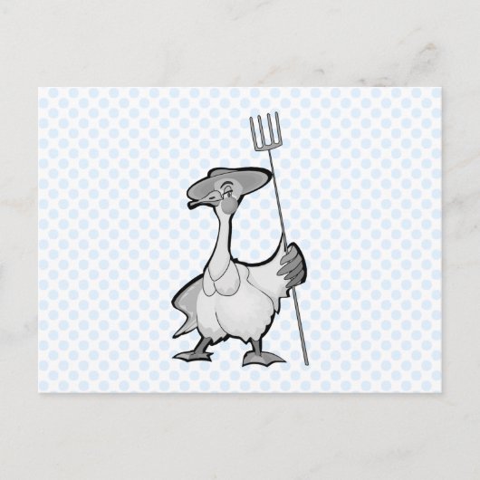 Gancy Goose Briefkaart (Voorkant)