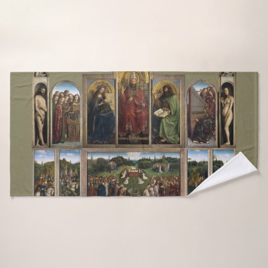 Gand Altarpiece, Van Eyck Brothers (Serviette de bain)
