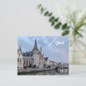 Gand, Belgique. Carte postale (Debout devant)
