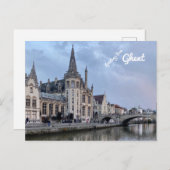 Gand, Belgique. Carte postale (Devant / Derrière)