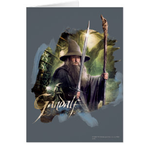 Gandalf Avec Personnel Et Épée
