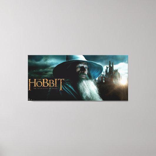 Gandalf bij Dol Guldur Canvas Afdruk (Voorkant)