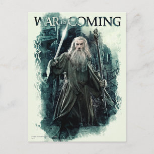 Gandalf - Er komt oorlog Briefkaart