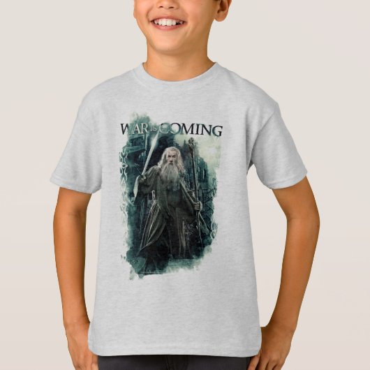 Gandalf - Er komt oorlog T-shirt (Voorkant)