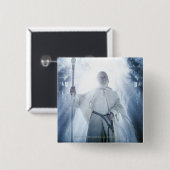 GANDALF™ gloeien Vierkante Button 5,1 Cm (Voorkant /achterkant)