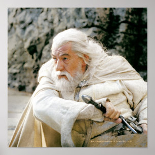GANDALF™ het Wit met zwaard Poster