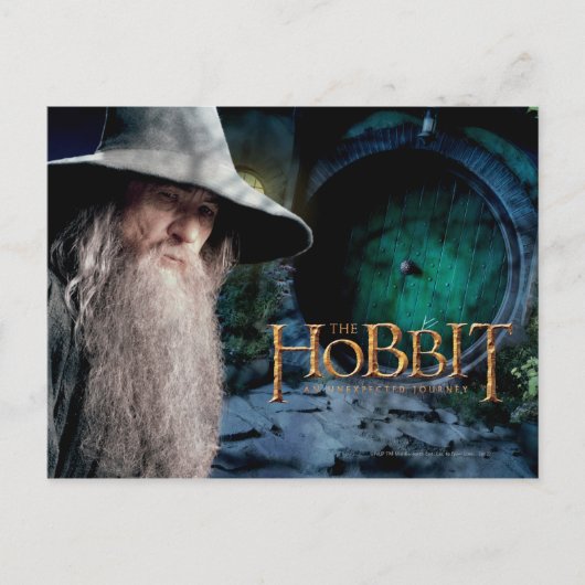 Gandalf in het huis van BILBO BAGGIN™ Briefkaart (Voorkant)
