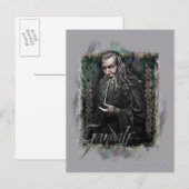 Gandalf met naam briefkaart (Voorkant / Achterkant)