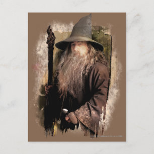 Gandalf met personeel briefkaart