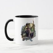 Gandalf met personeel en zwaard mok (Links)