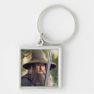 Gandalf met personeel en zwaard sleutelhanger