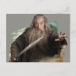 Gandalf met zwaard briefkaart