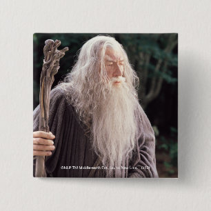 GANDALF™ Permanent Vierkante Button 5,1 Cm