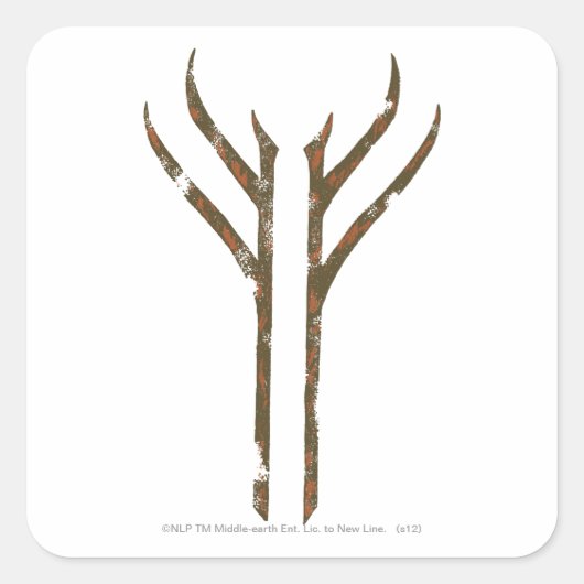 GANDALF™ Rune Vierkante Sticker (Voorkant)