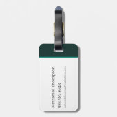 GANDALF™ "Speak Friend And Enter" Doors of Durin Bagagelabel (Achterkant verticaal)