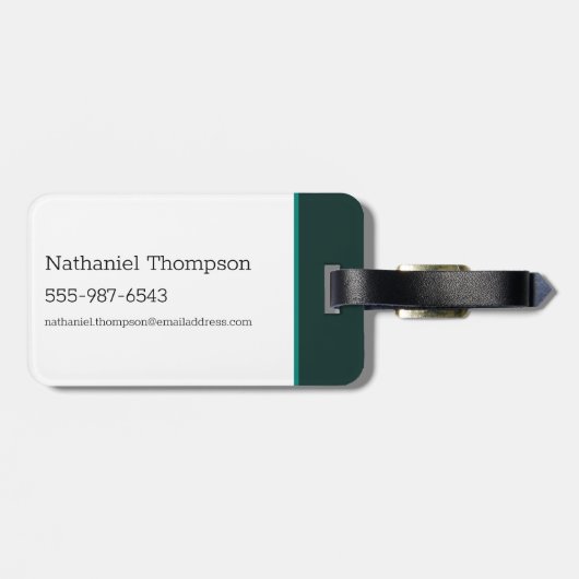 GANDALF™ "Speak Friend And Enter" Doors of Durin Bagagelabel (Achterkant horizontaal)