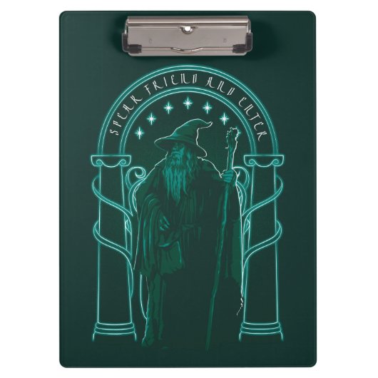 GANDALF™ "Speak Friend And Enter" Doors of Durin Klembord (Voorkant)