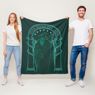 GANDALF™ "Spreek vriend en kom binnen" Deuren van Fleece Deken