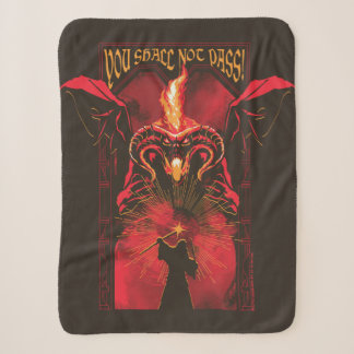 GANDALF™ vs Balrog "Je zult niet passeren" Grafisc Sherpa Deken