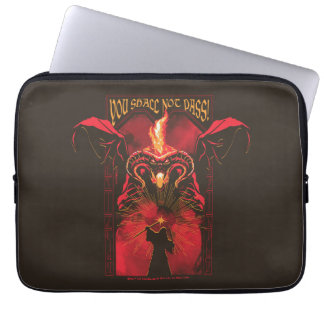 GANDALF™ Vs Balrog "You Shall Not Pass" Graphic Laptop Sleeve
