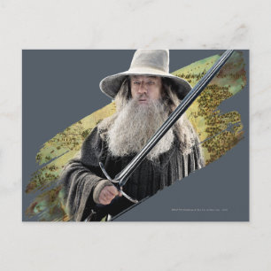 Gandalf With Sword Green Briefkaart