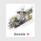 Gandalf With Sword Green Sticker (Vel)