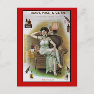 Gande, Price en Co Hong Kong Advertisement Briefkaart