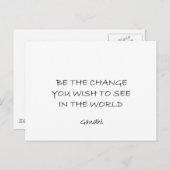 gandhi briefkaart (Voorkant / Achterkant)