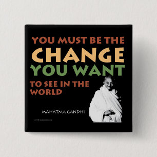 Gandhi Button
