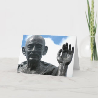 Gandhi citaat kaart - Wees de verandering...