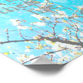 Gandhi citations inspirantes poster bleu nature ar (Coin)