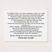 Gandhi cite - dieu et dieu (Dos)