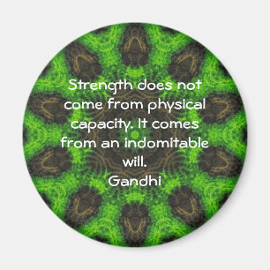 Gandhi Inspirerend Motivatie prijsopgave Magneet