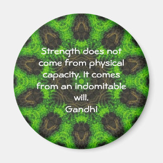 Gandhi Inspirerend Motivatie prijsopgave Magneet