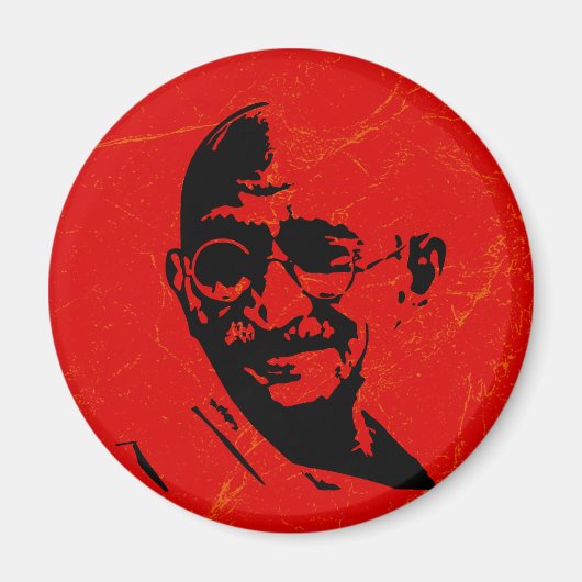 Gandhi Magnet Magneet (Voorkant)