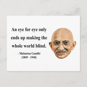 Gandhi Quote 3b Briefkaart