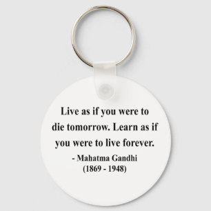 Gandhi Quote 4a Sleutelhanger