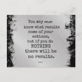 Gandhi Quote Briefkaart (Voorkant)