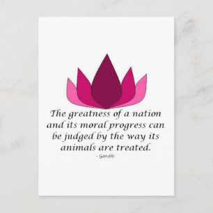 Gandhi Quote Briefkaart