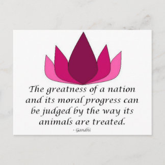 Gandhi Quote Briefkaart